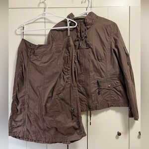 Sandwich Funky suit with jacket & skirt size euro 44